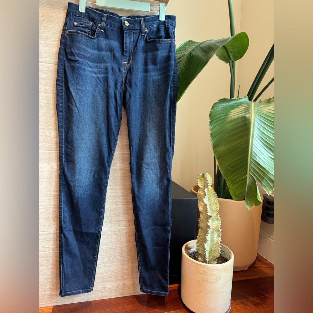 7 For All Mankind Blair High Waist Skinny Jeans
